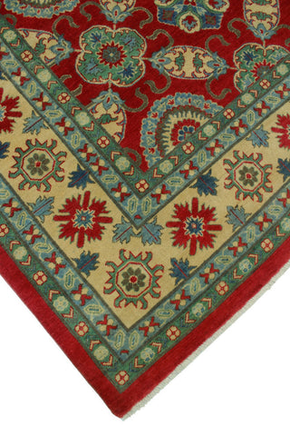 Kazak Kaseem Red Rug, 10'0x13'10