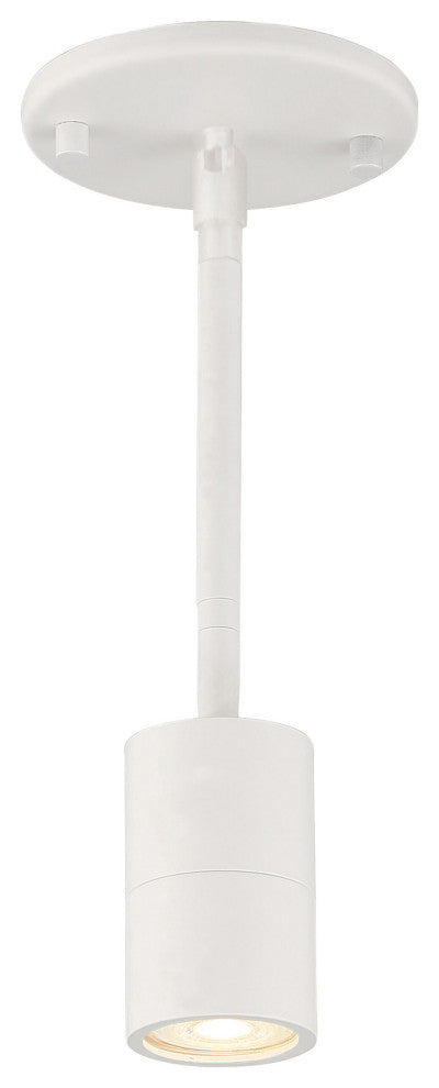 Cafe 1 Light LED Wall Or Ceiling Spotlight, Matte White