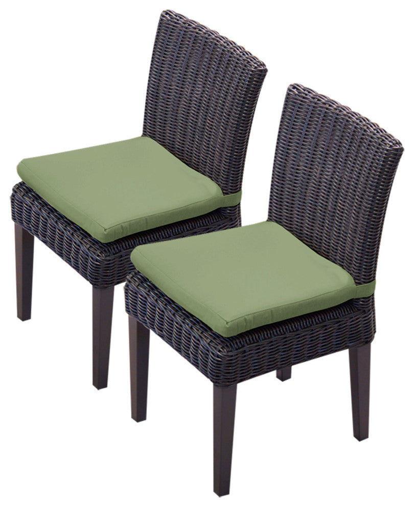 2 Venice Armless Dining Chairs