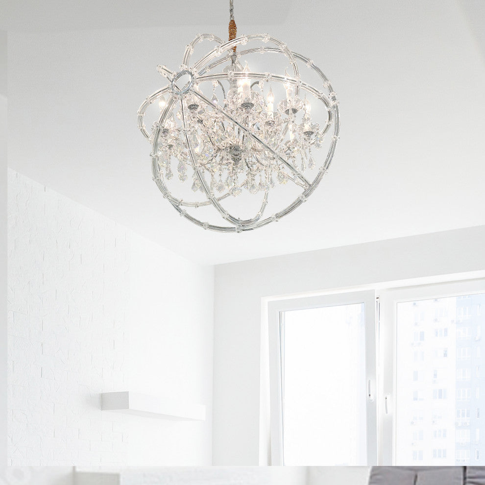 Pena 15-Light Crystal Chandelier