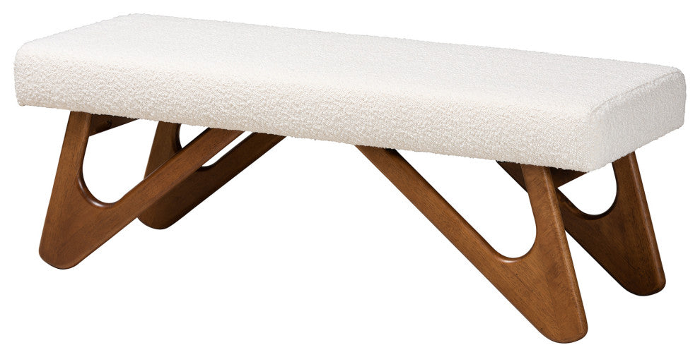 Beechmoor Cream Boucle Bench