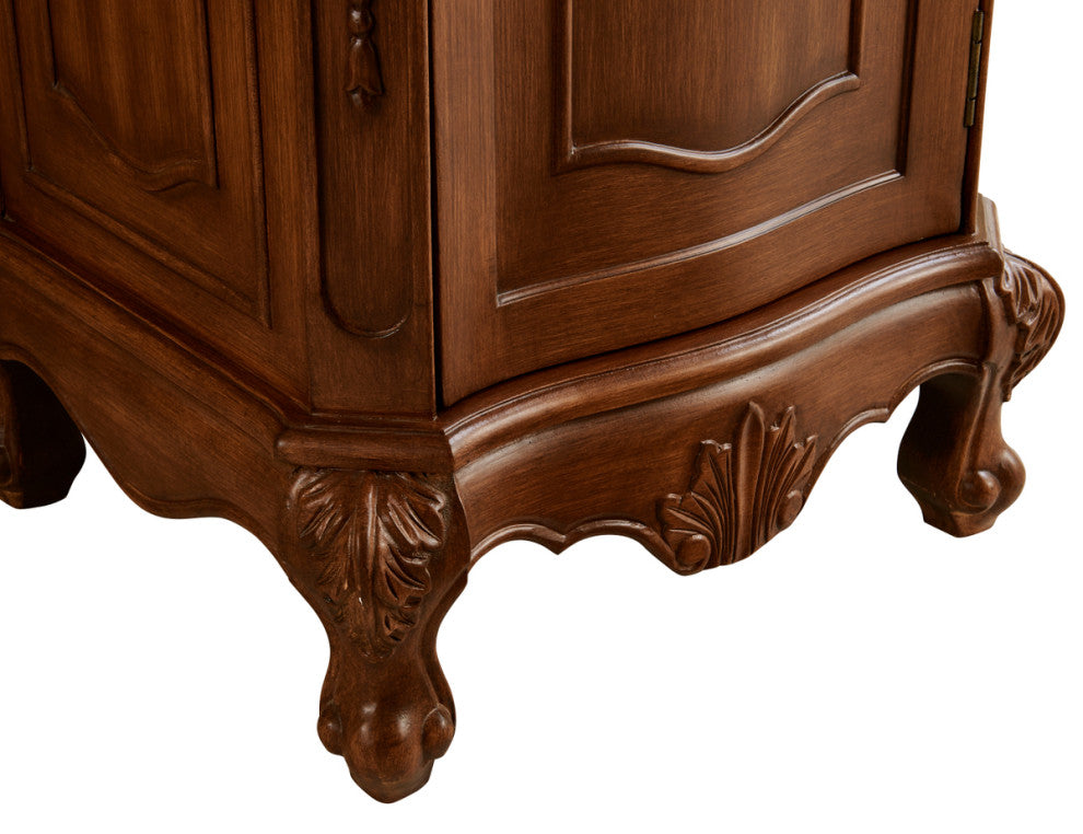 42" Single Bathroom Vanity, Teak