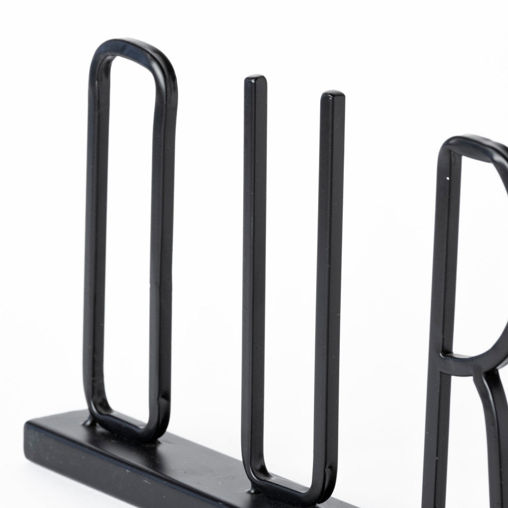 Our Nest Black Metal Sign