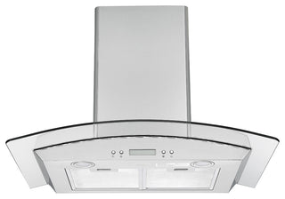 Glass Canopy Stainless Steel Range Hood, 30"