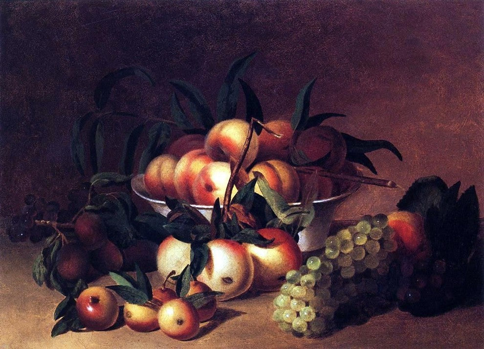 James Peale Still Life With Fruit, 18"x27" Wall Decal