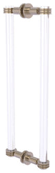 Clearview 18" Back to Back Dotted Accent Shower Door Pull, Antique Pewter