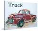 Marmont Hill, "Red Truck" by Reesa Qualia Painting on Wrapped Canvas, 36x24