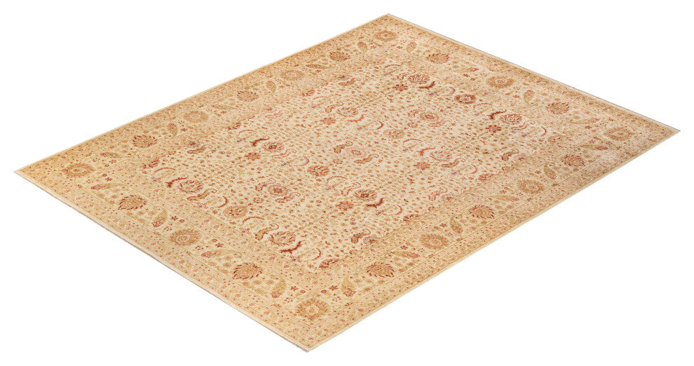 Muse One-of-a-Kind Hand-Knotted Area Rug Ivory, 9'1"x11'5"