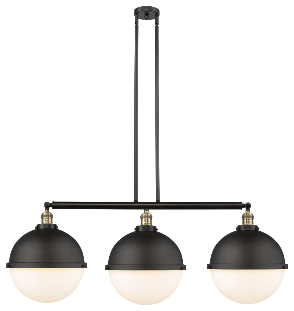 INNOVATIONS 213-BAB-HFS-121-BK 3-Light Island Light Matte Black