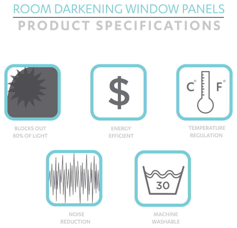 Weeping Flower Room Darkening Valance, Gray