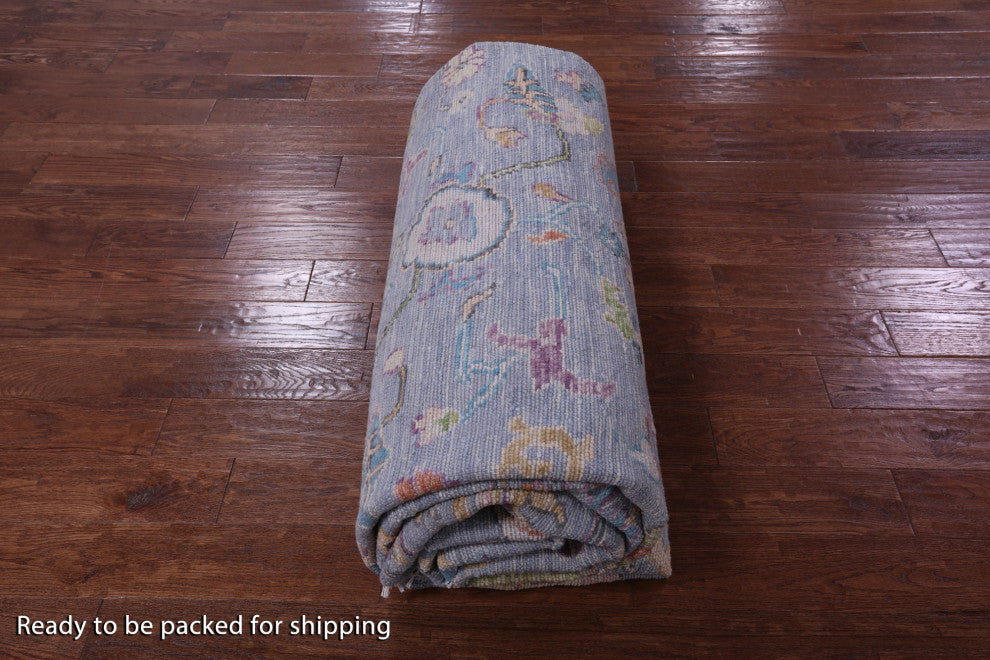 9' 11" X 13' 7" Turkish Oushak Handmade Wool Rug - Q15681