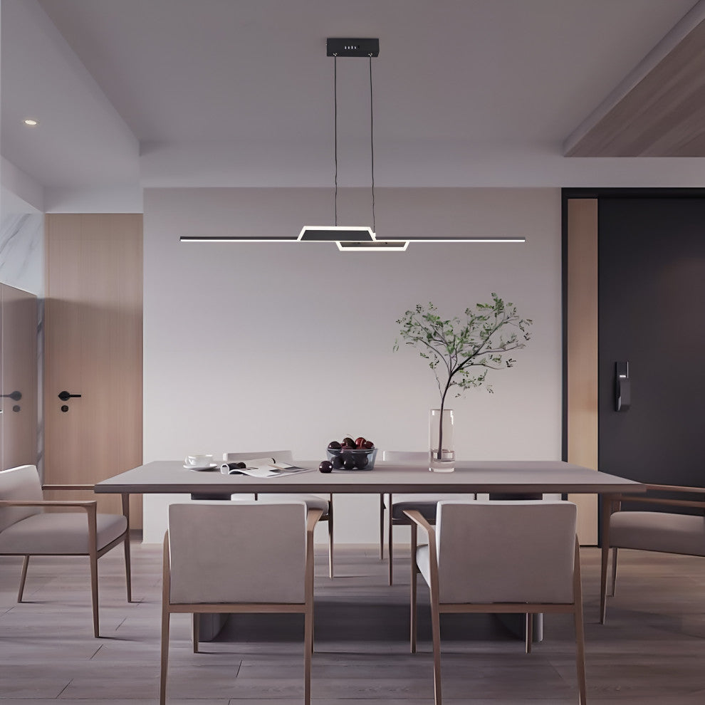 Bulle | Chandelier in a Minimalist Style for Living Room, Black