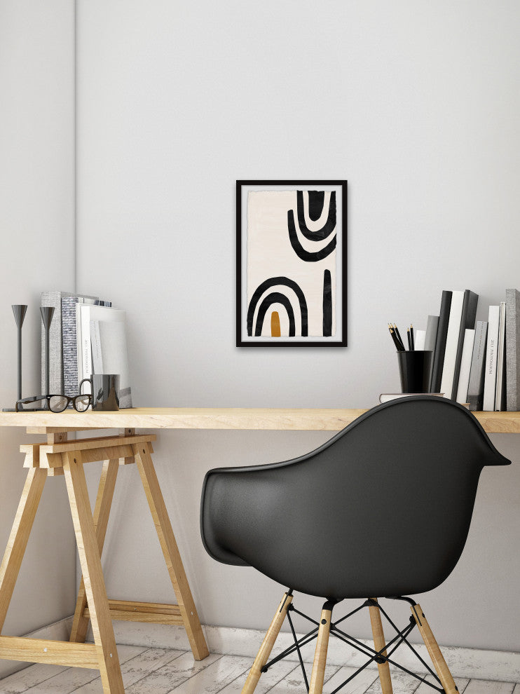 "The Undefined Dimension" Framed Painting Print, 30x45