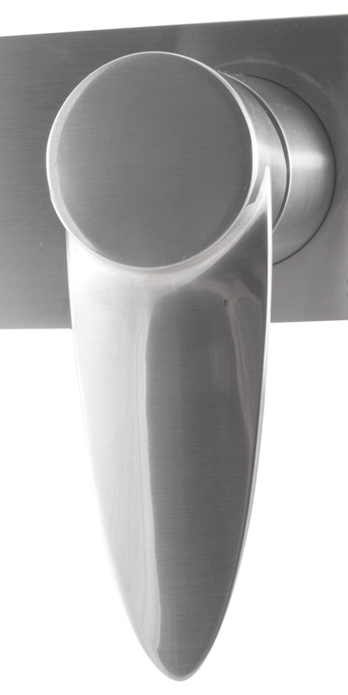 AB1772-BN Brushed Nickel Wall Mounted Modern Bathroom Faucet