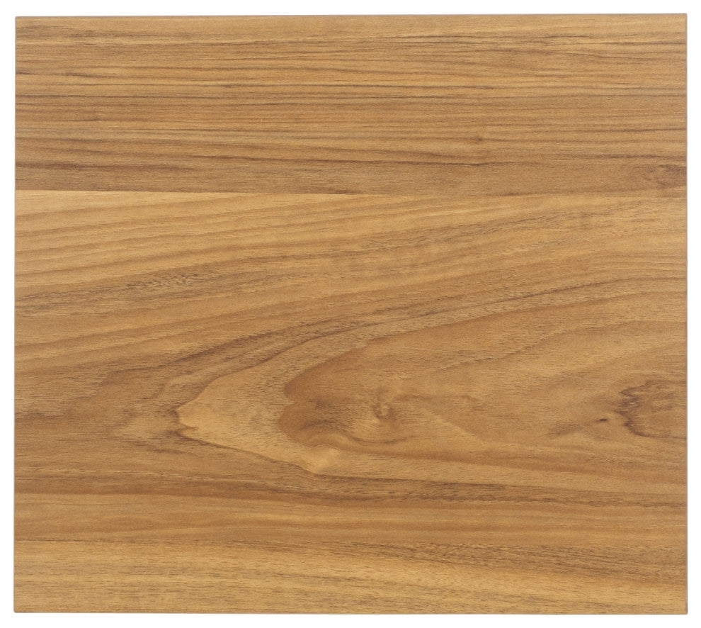 Safavieh Yona Open Shelf Accent Table, Brown Oak