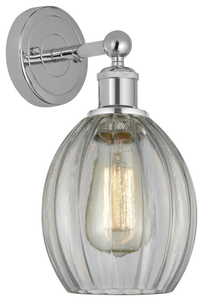 Innovations 616-1W-PC-G82 Eaton 1 Light 5.5" Sconce, Polished Chrome
