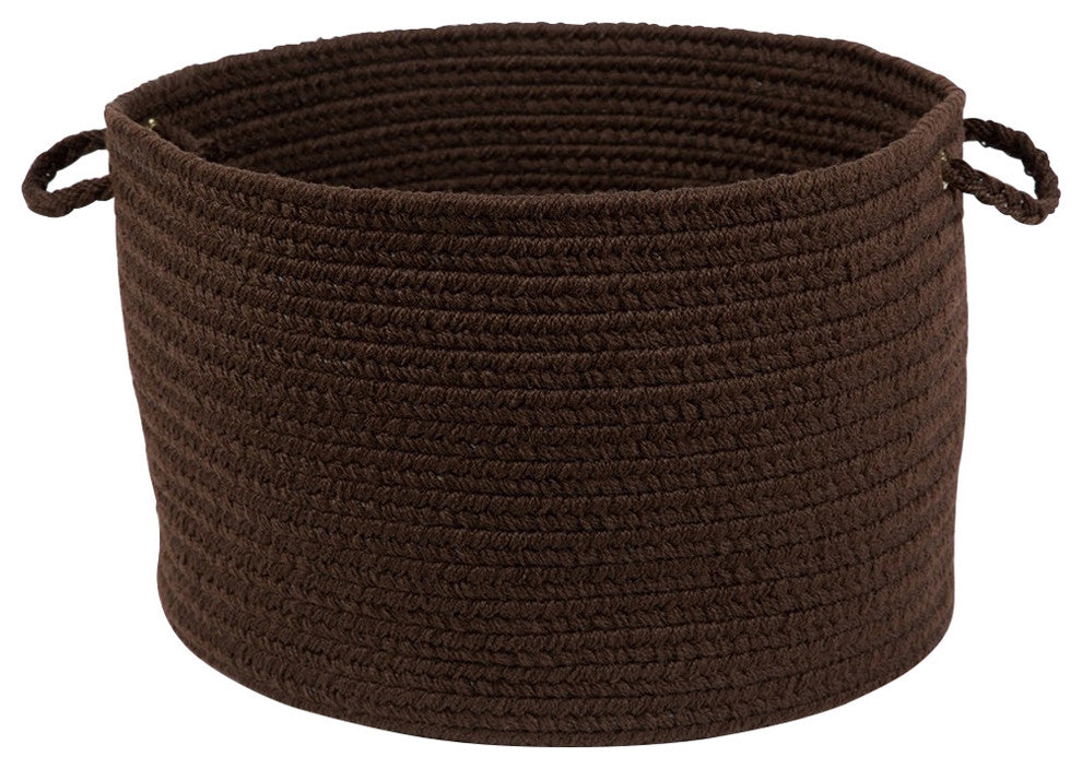 Rhody Rug Wear Ever Brown Poly 18"X12" Basket