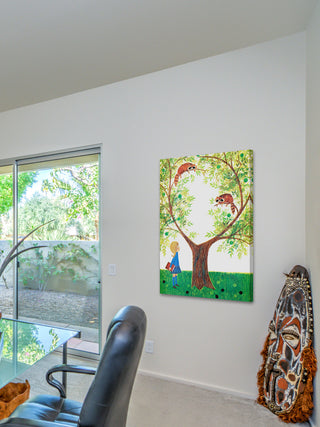 "Red Pandas" Painting Print on Canvas by Curtis