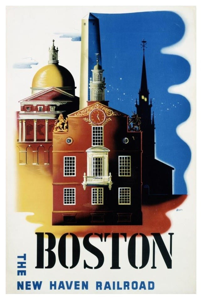 "New Haven Railroad / Boston" Digital Paper Print by Ben Nason, 17"x24"