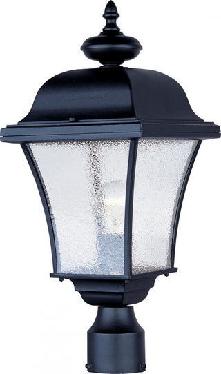 Maxim Senator 1-Light Outdoor Pole/Post Lantern Black - 1065BK