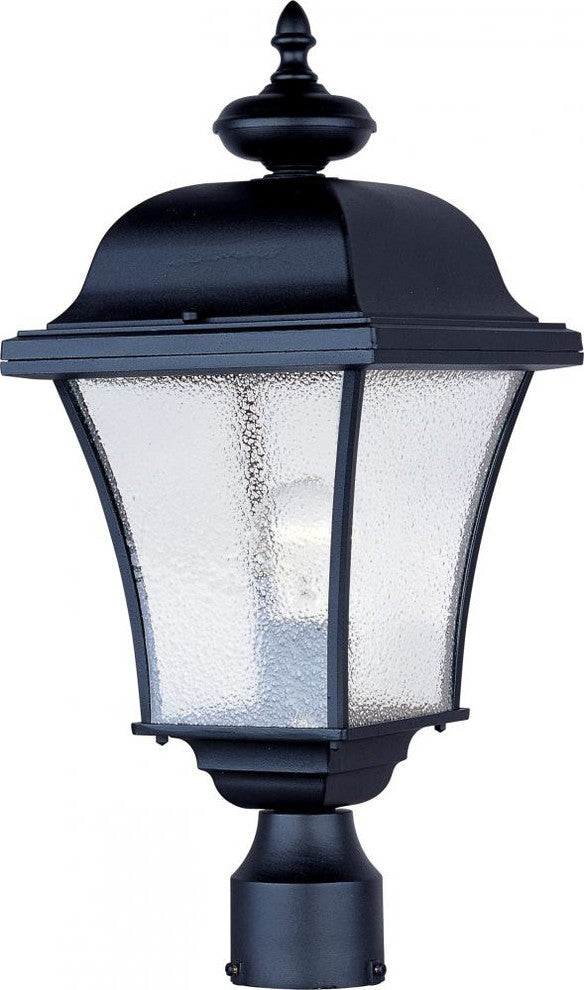 Maxim Senator 1-Light Outdoor Pole/Post Lantern Black - 1065BK