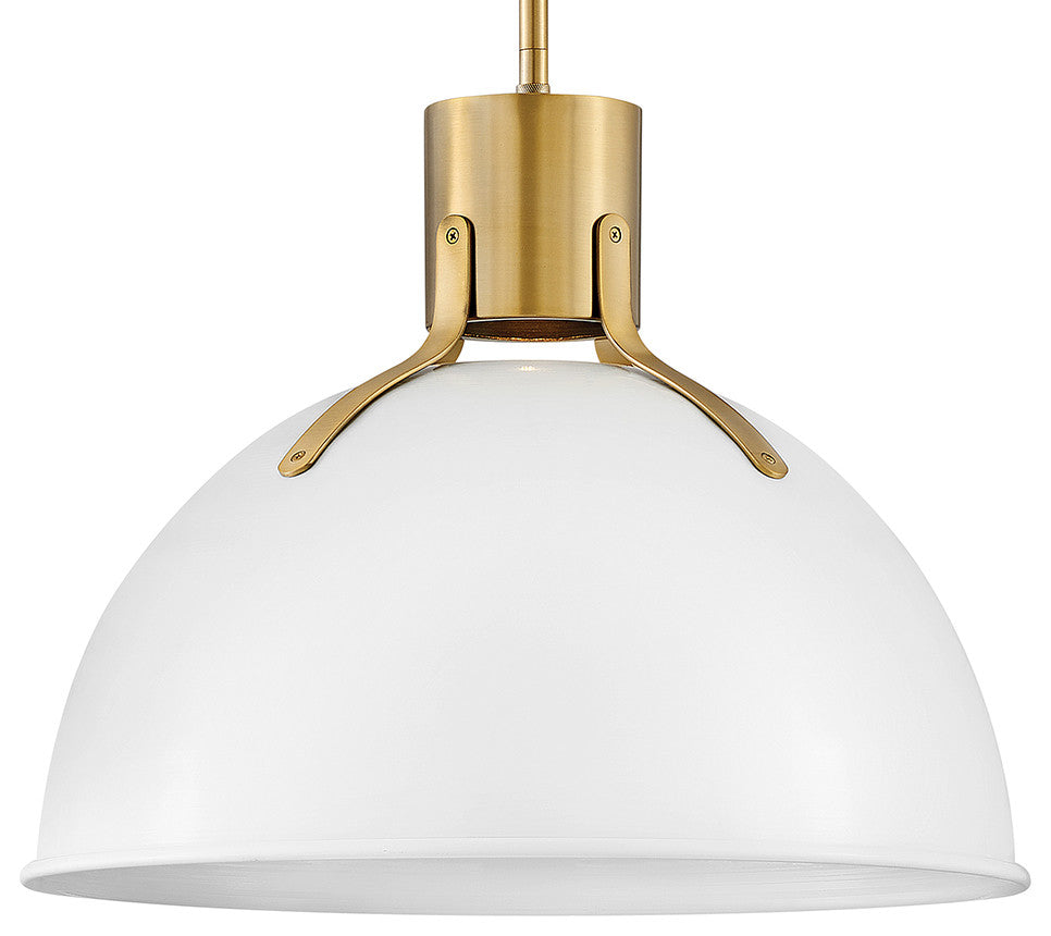 Hinkley Argo Large Pendant, Polished White