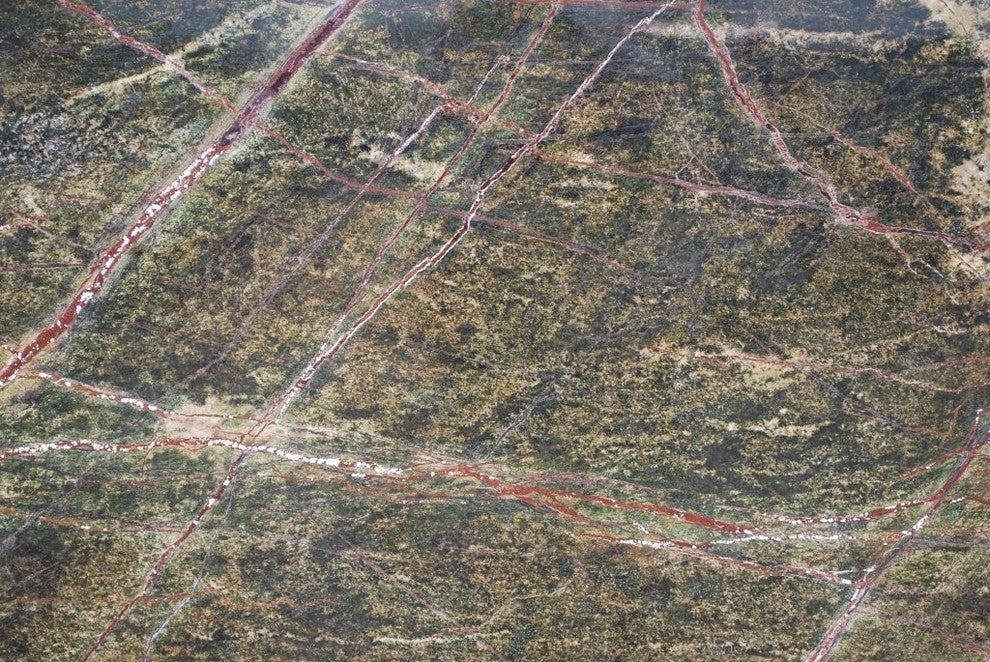 Rain Forest Marble Tiles, Polished Finish, 4"x4" Sample