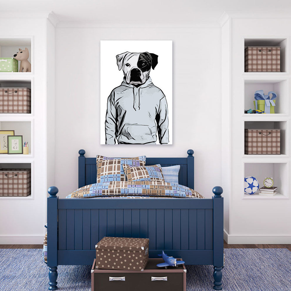 Cortesi Home "Cool Dog" by Nicklas Gustafsson, Giclee Canvas Wall Art, 26"x40"