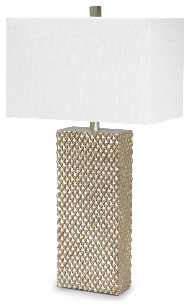 Elanor 29" Diamond Gold Polyresin Table Lamp, Set of 2