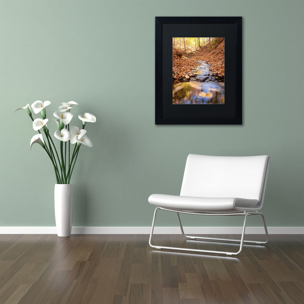 Jason Shaffer ''Secret Spot'' Matted Framed Art, Black Frame, Black Mat, 11x14