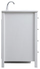 Isabel 54" SIngle Bathroom Vanity, White