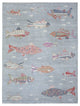 Light Gray, Soft Wool Hand Knotted, Afghan Peshawar Oriental Rug, 9'2"x11'9"