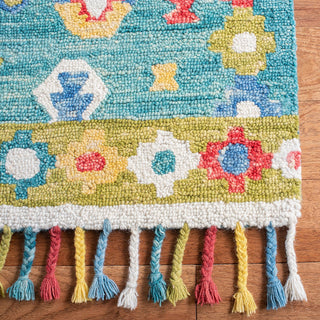 Safavieh Aspen Apn119Y  Rug, Green/Red, 7'0"x7'0" Round