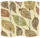 84 X 84 Multi Color Wood Canvas Perpetual Leaf  Screen