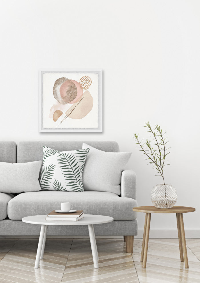 "Equal Impact" Framed Painting Print, 24x24