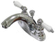 Kingston Brass 4" Centerset Bathroom Faucet, Polished Chrome