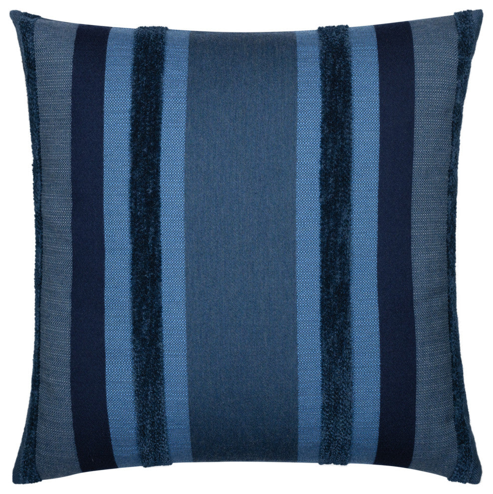 Intermix Indigo Indoor/Outdoor Performance Pillow, 20" x 20"