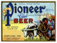 "Old Pioneer Club Beer" Digital Paper Print by Vintage Booze Labels, 24"x19"