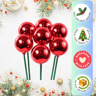 Red Glass Ball Hanging Ornament | 50MM