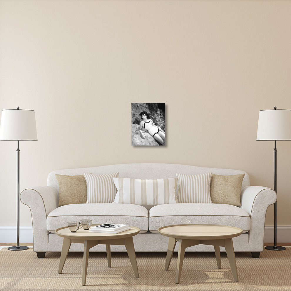 "Joan Collins" Stretched Canvas Giclee by Hollywood Photo Archive, 17"x22"