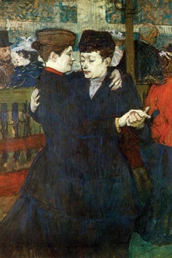 Dancing a Valse - Canvas Poster 20" x 30"