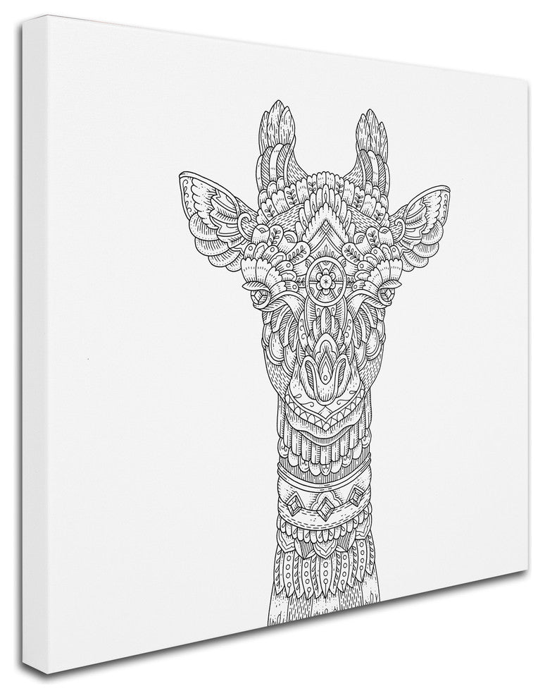 Filippo Cardu 'Spirit Animals 9' Canvas Art, 14x14