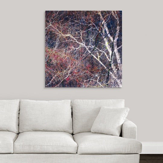 "Tracery I" Wrapped Canvas Art Print, 35"x35"x1.5"