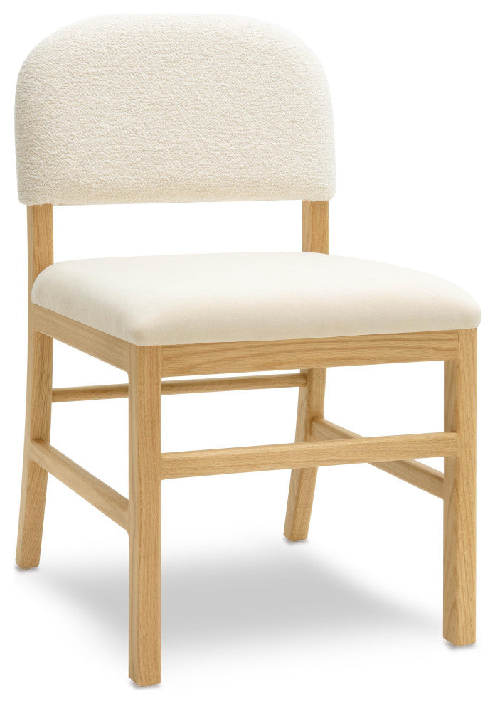 Calla Performance Velvet Dining Chair, Cream