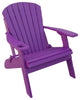 Big Boy Adirondack Chair, Cup Holder, Bright Purple, Smart Phone Holder
