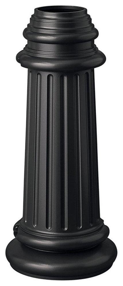 Hinkley 6680BK Direct Burial Post Slip Base, Black