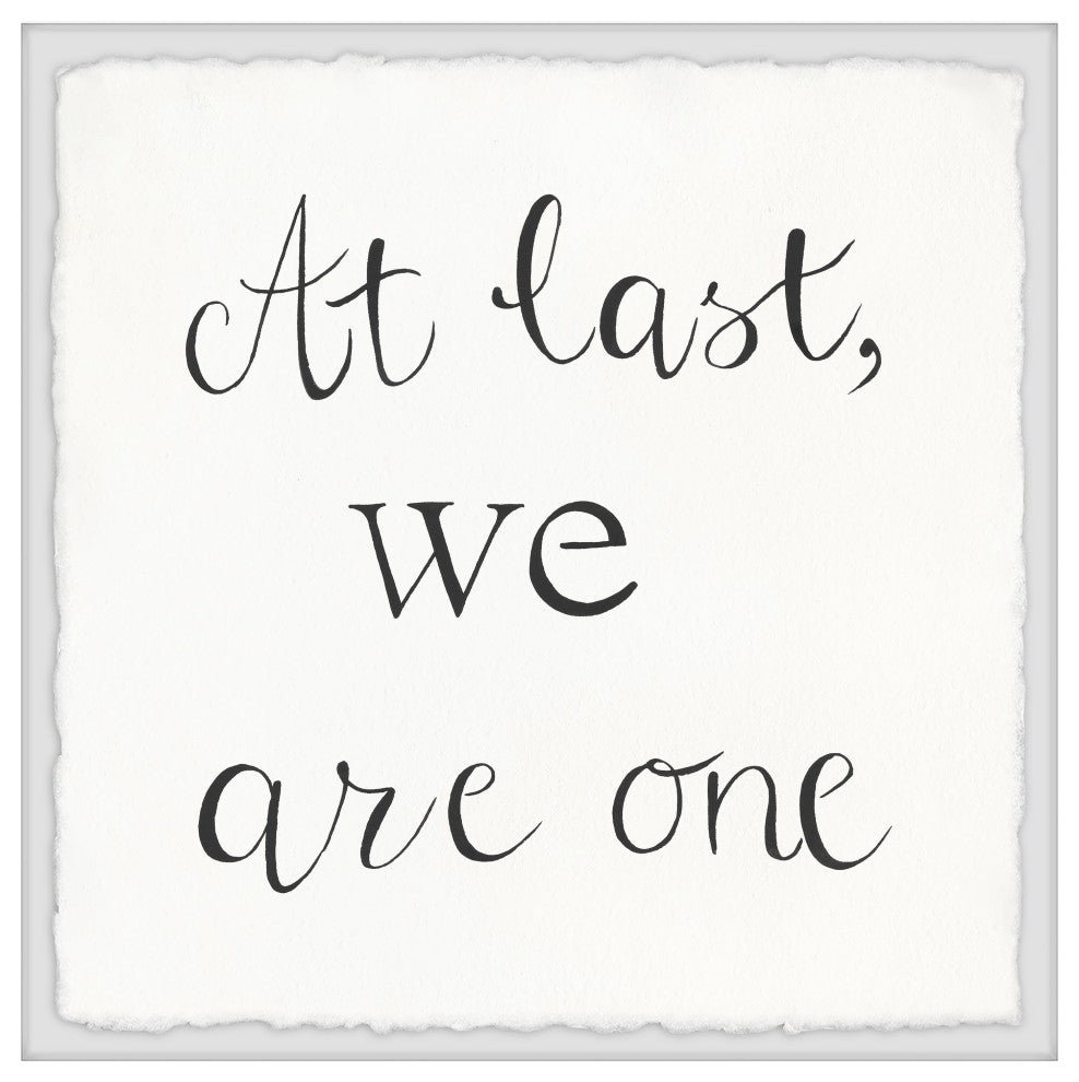 "We Are One II<br>" Framed Painting Print, 32x32