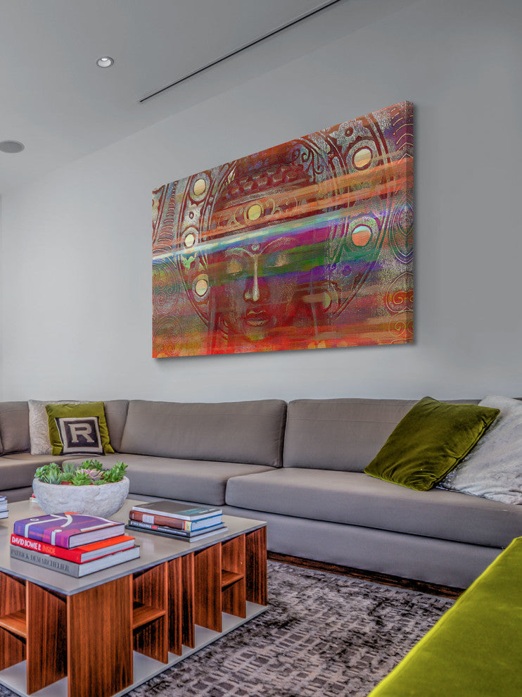 "Kalpi" Print on Canvas, 36"x24"