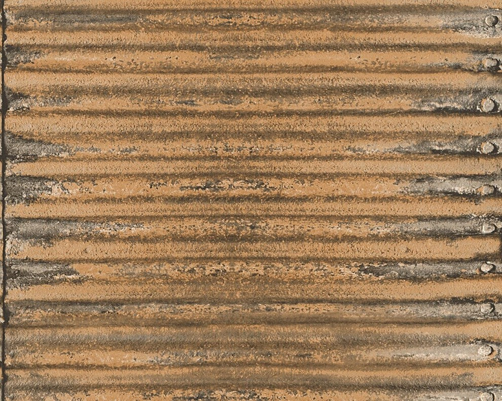 DecoWorld 2, Natural  Beige, Brown, Black Wallpaper Roll, Modern Wall Decor