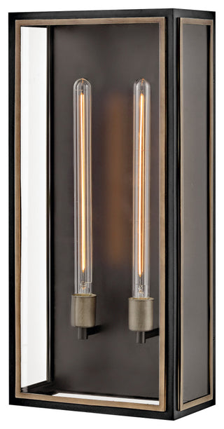 Hinkley Shaw Large Wall Mount Lantern, Black